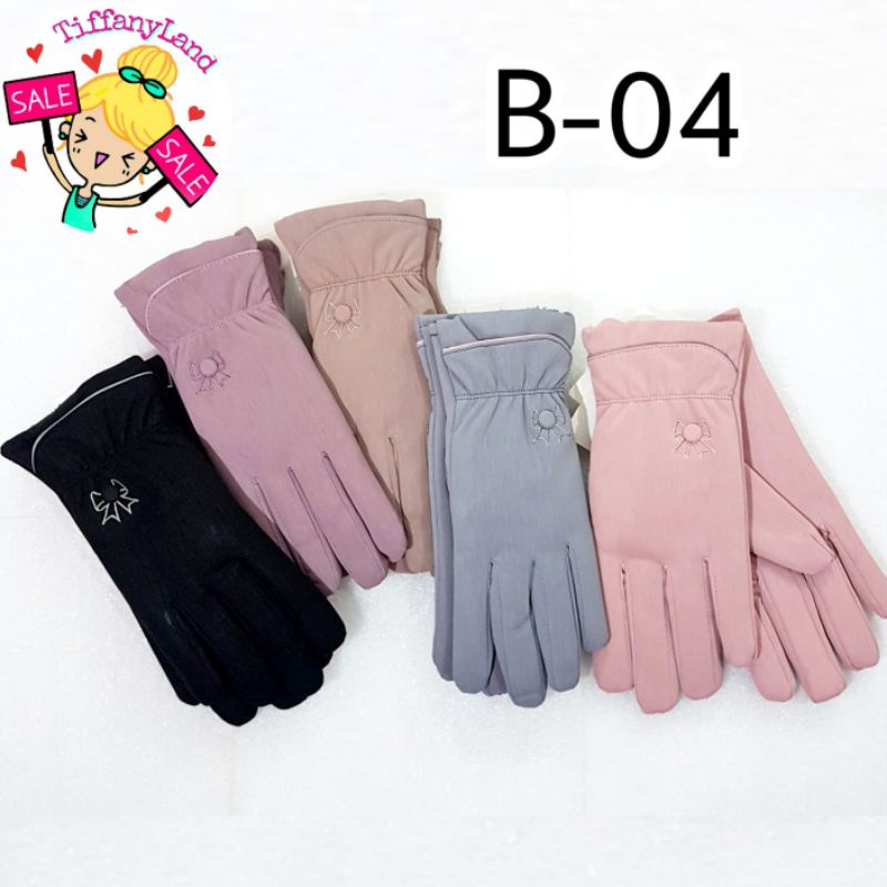 sarung tangan wanita touchscreen fashion tebal B-04