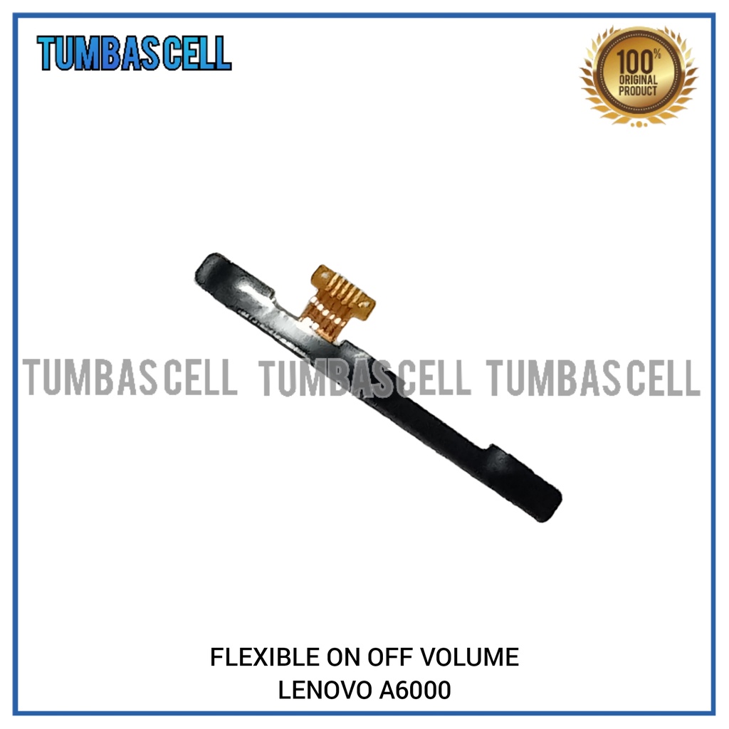 Flexible On Off Volume Lenovo A6000 - Tombol Power Volume