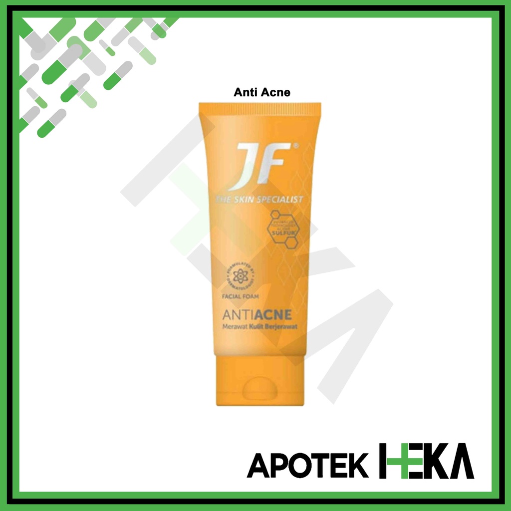 JF Sulfur Anti Acne / Acne Protect Facial Foam 70 gr - Sabun Cuci Muka (SEMARANG)