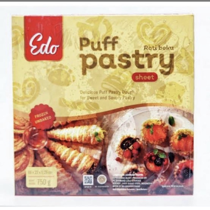 

Edo Puff pastry Sheet 750 gr