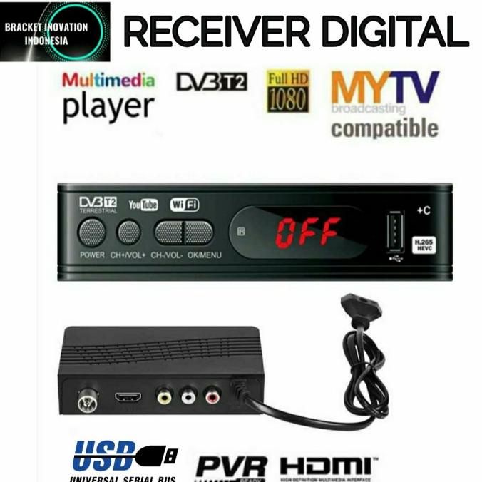 Dekoder Tv Digital | Receiver Tv Digital | Penangkap Tv Digital Dvbt2 Bestsale