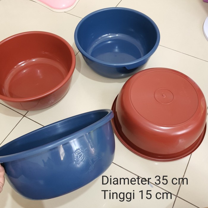 Baskom Plastik JUMBO JOVANCA 16INCH Tebal Masak Dapur Sayur Serbaguna