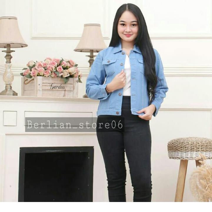 Harga Spesial Jaket Wanita Jeans Biondy Biondi Kekinian // Jaket Jeans wanita // Jaket wanita kekini