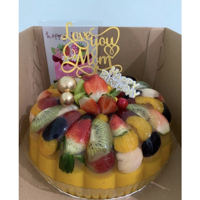 

pudding mangga buah mix 24cm