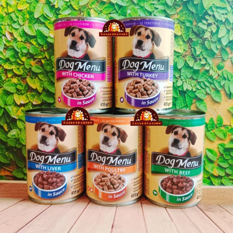 Makanan Anjing Basah Kaleng Dog Menue Can Wet Dog Food 415gr