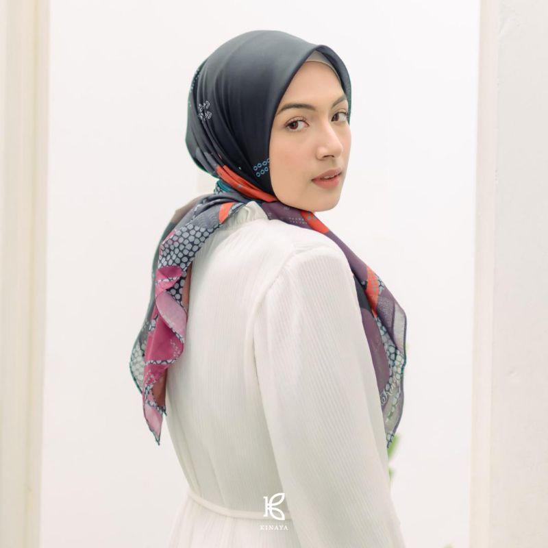 Kinaya ASUKA | hijab segi empat voal motif best seller