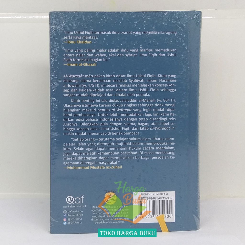 Syarah al-Waraqat Fi Ushul al-Fiqh Memahami Kaidah Asasi Hukum Islam Sarah Al Waroqot Kaidah Fikih Fiqih Penerbit QAF