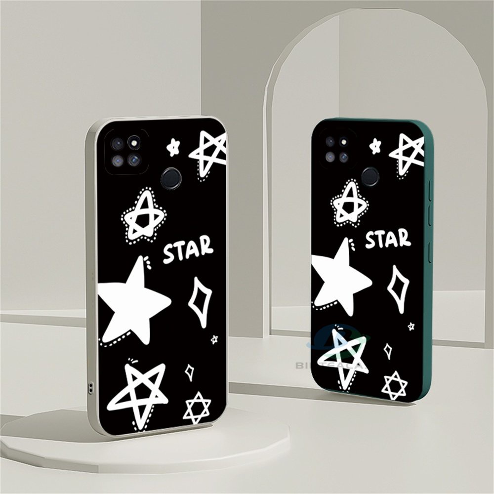 Samsung A13 A03 A03 A03S A23 A22 A21S A12 A02S A11 A51 A10 A30 A50 A52 A20S A10S M12 J4 Plus J7 Pro Graffiti Stars Casing Ponsel Silikon Lembut Binteacase