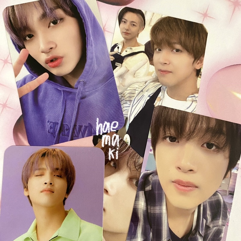 assorted haechan pc (hoodie sg21 cafe tumblr digipack beatbox glitch mode trading card)
