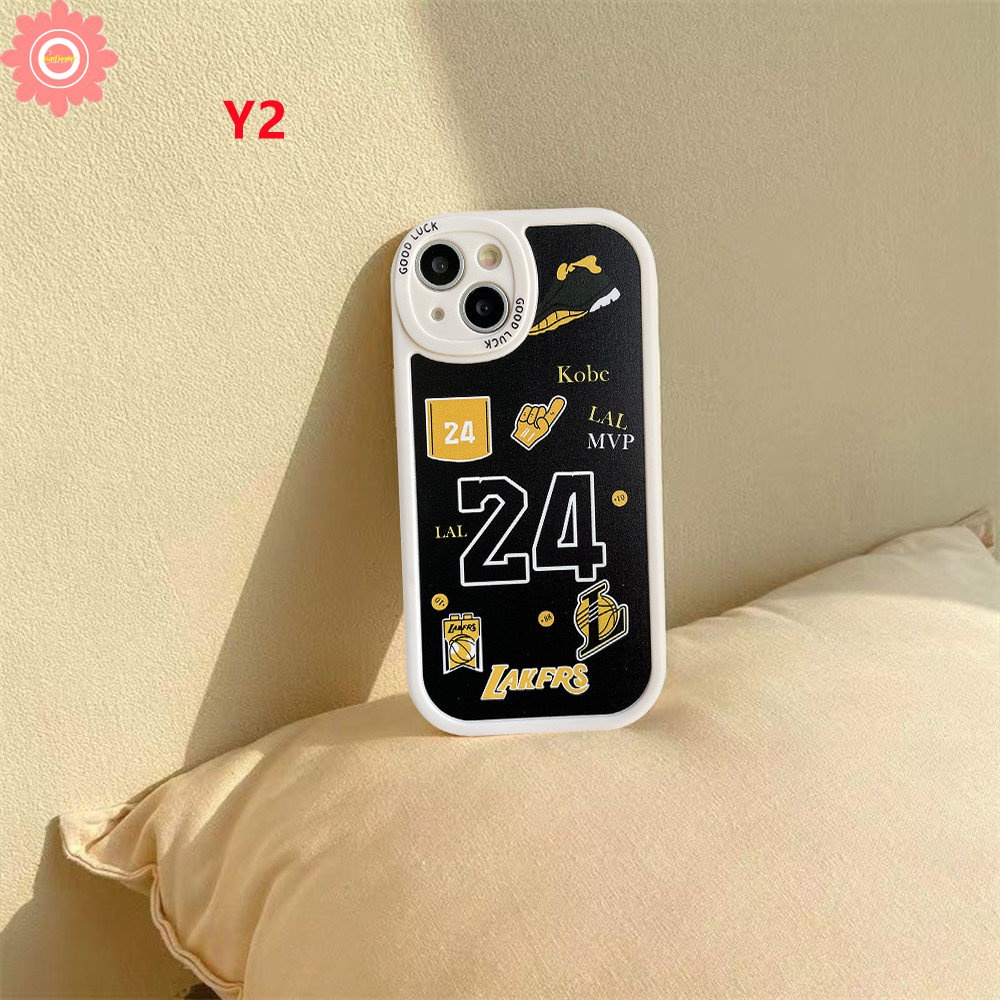 Trendy N.B.A Lakers Kobe James Label Casing Redmi Note10 10s 11 11s 10Pro 8 9 9Pro 9s 11Pro Plus 8Pro Redmi 9 10A 10 9T 9A 10C 9C POCO M3 X3 Mi 12 11 Lite 11T NFC Soft TPU Case Tempat Kotak Makan