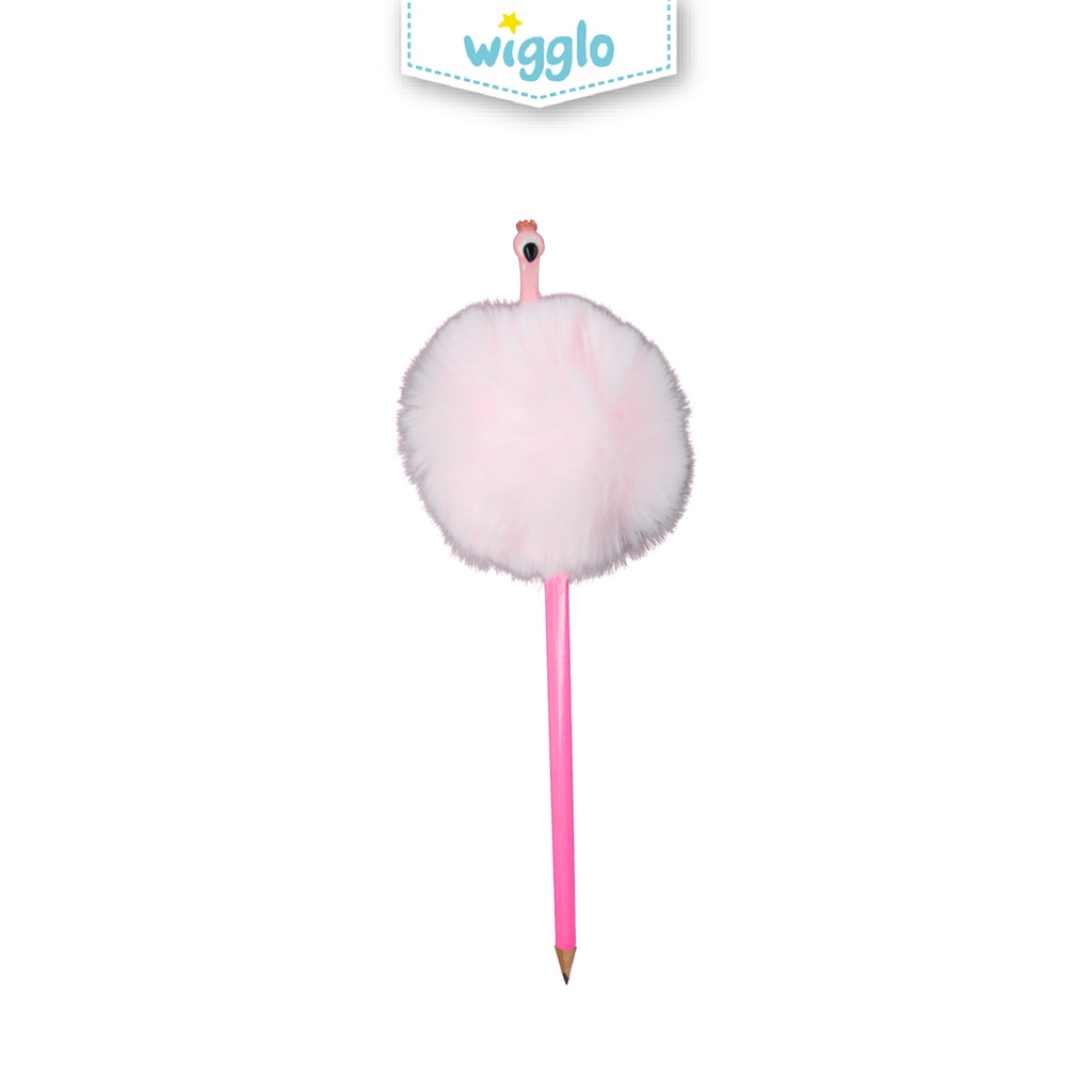 

Wigglo Flamingo Topper Pom-Pom Happy Pencil