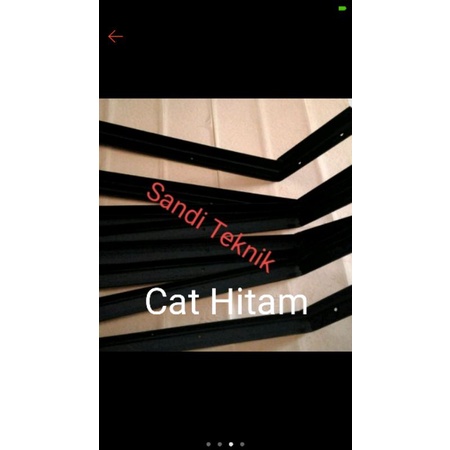 Premium (Mount) Besi Tiang Siku Kawat Duri