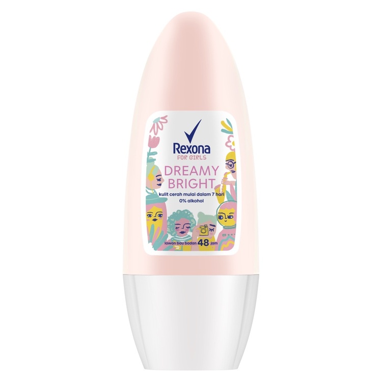 Rexona Roll On Dreamy Bright 40Ml - Deodorant Wanita Remaja