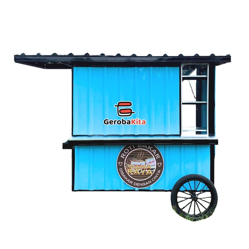 Jual Booth Dorong/ Booth Semi Kontainer Dorong/ Booth Roti Bakar ...