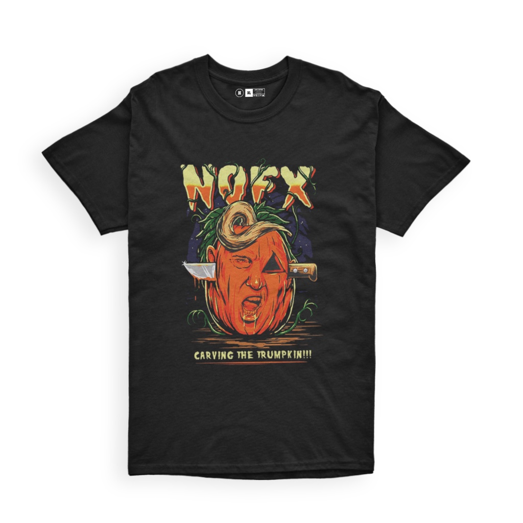 KAOS BAND NOFX PUNK "CARVING THE TRUMPKIN" ORIGINAL GILDAN