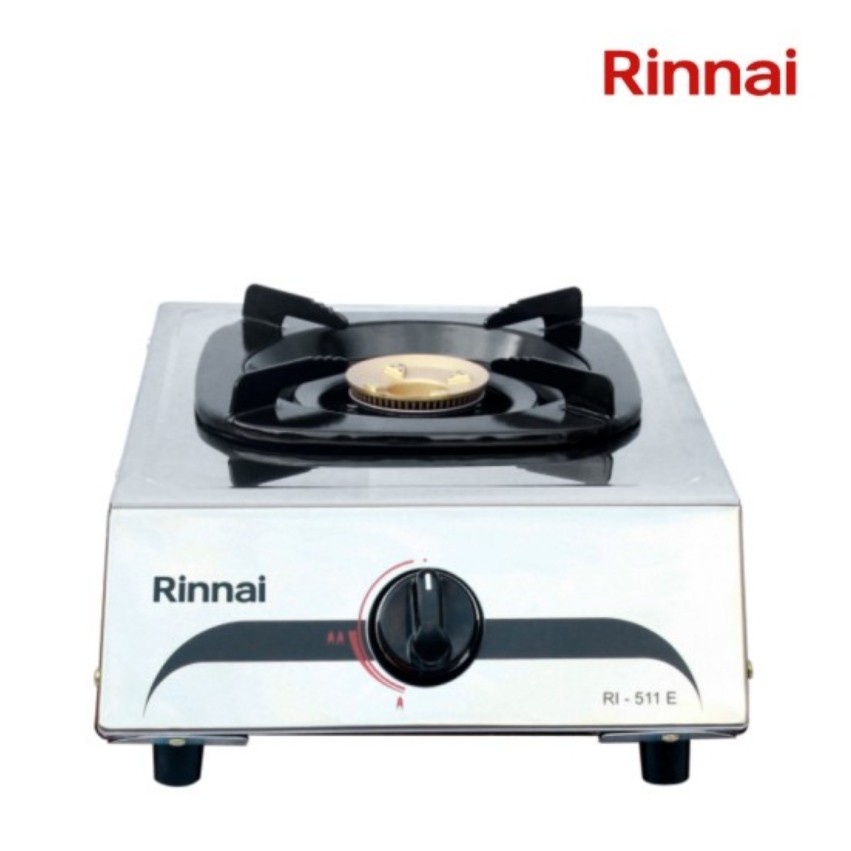 Kompor 1 Tungku Rinnai RI-511E Stainless Rinai 511 E Api Ekonomis