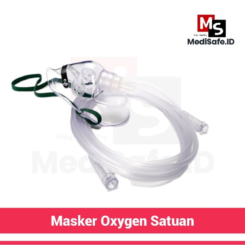 Masker Oksigen Anak Sungkup Oxygen Mask Child Selang Oksigen / Satuan