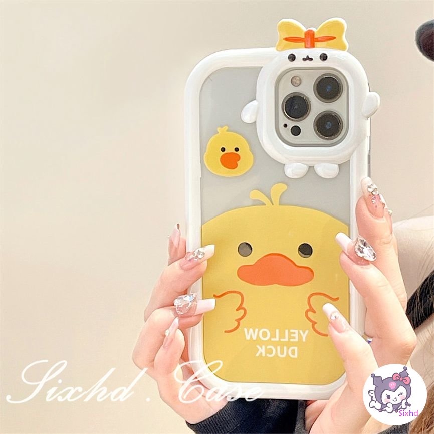 Realme Case Pelindung Motif Kartun Bebek Kuning 3D 50A Untuk C35 C31 C30 C25Y C21Y C15 C12 C11 C21 C20 C17 C3 9i 7i 6i 5i 5s 5 Narzo 50A