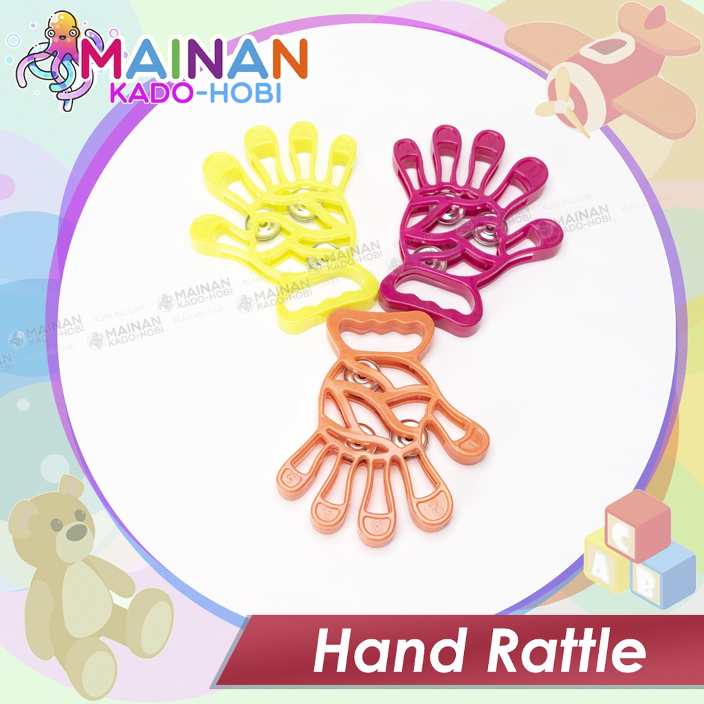 MAINAN EDUKASI ANAK KERINCINGAN TANGAN HAND RATTLE TOYS