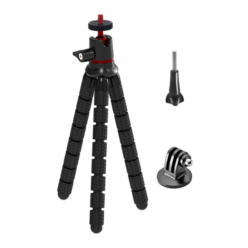 Zzz Octopus Tripod Tripod Mini Untuk Gopro11 10 9 Kamera Olahraga Ponsel Siaran Langsung Vlog Kamera DSLR Holder Bracket