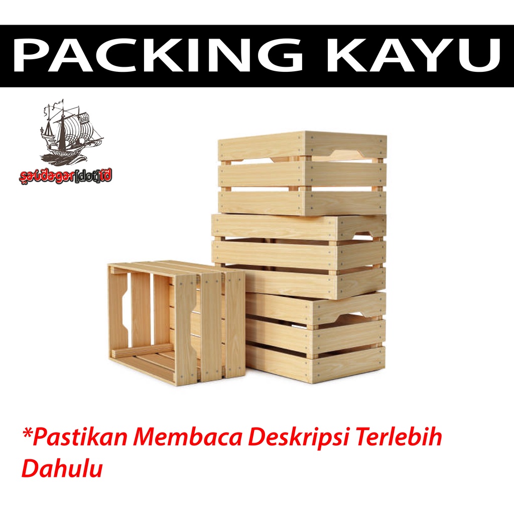 Packing Kayu Running Text Ukuran 200 keatas