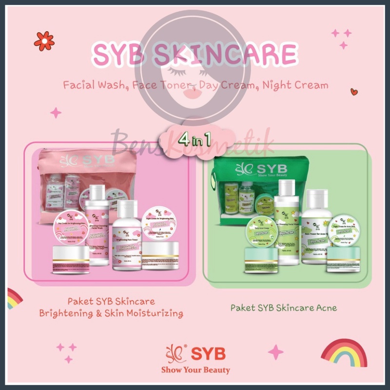 SYB PAKET SKINCARE 4 IN 1 BPOM