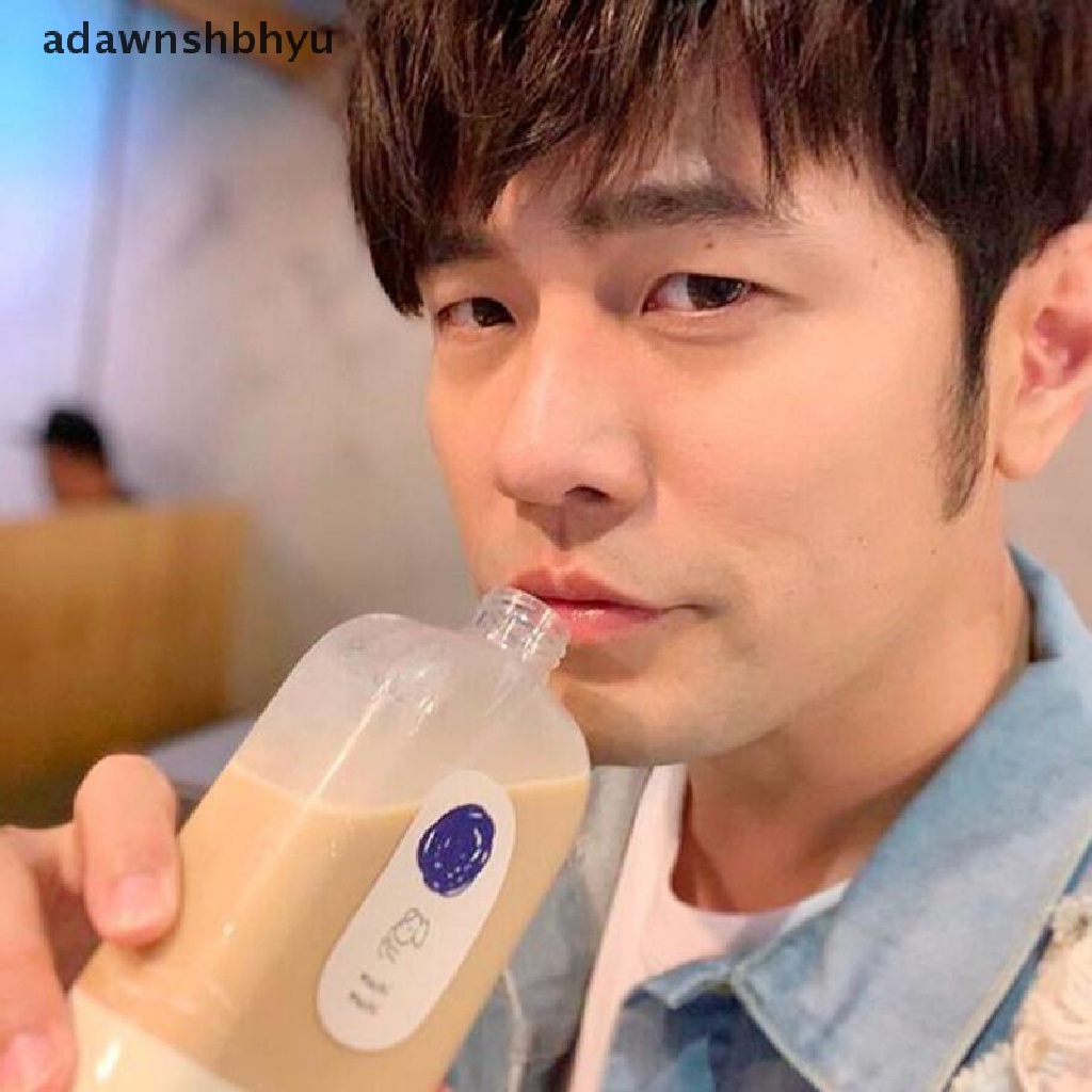 Adawnshbhyu Botol Plastik Tempat Minuman Wadah Penyimpanan Plastic Water Bottle with Lid Tutup ID