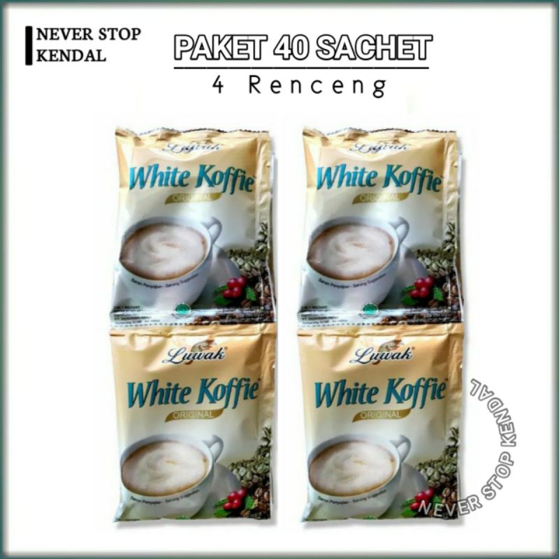 

Luwak White Koffie 4 Renceng ( Isi 40 pc )