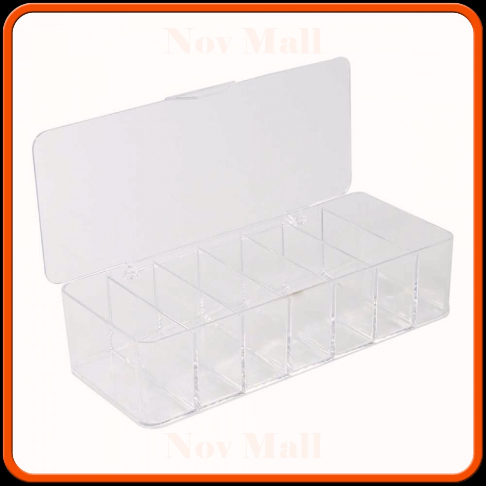 Kotak Kabel Organizer Cable Storage Box 7 Slot with Cover -ST447