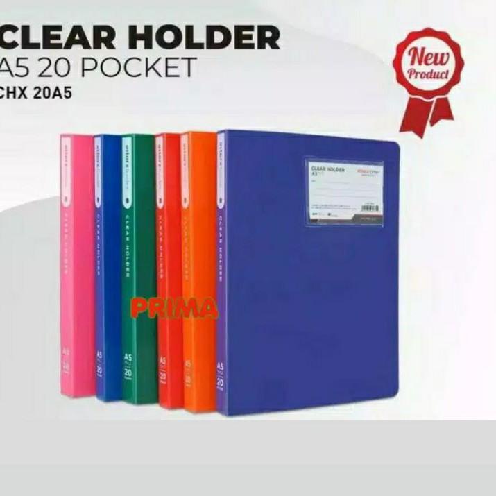 

❦ CLEAR HOLDER / DOCUMENT KEEPER / DISPLAY BOOK A5 INTER X FOLDER ISI 20 ワ