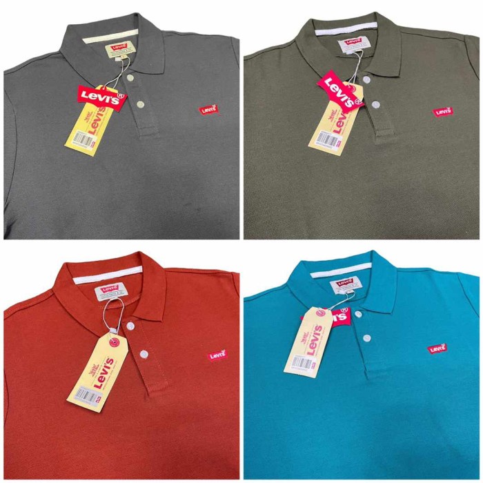 Terbaru Di 2022 Kaos Kerah Polo Shirt Original Pria Kaos Polo Levis Berkerah Terlaris