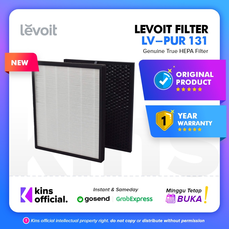 Levoit LV-PUR131 True HEPA Replacement Filter Genuine USA Original