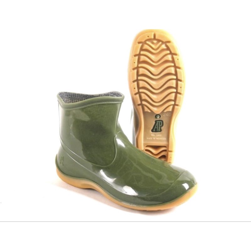 [TY STORAGE] sepatu boot AP 2005 green bijau penthel