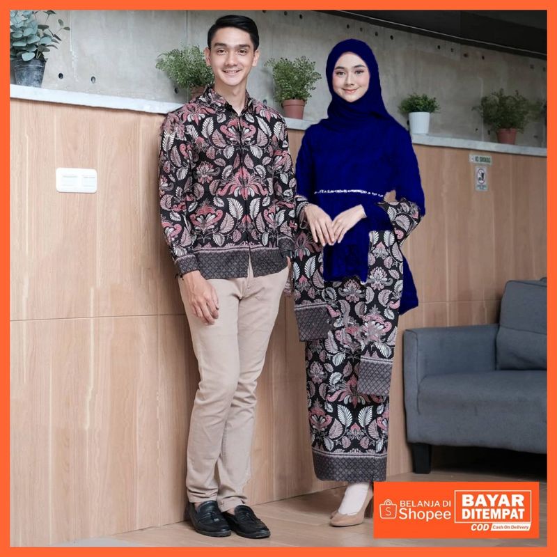Maura Couple - Sania Ruffle Batik Couple Ori Ndoro Jowi Garansi Termurah Shopee - BATIK COUPLE KEBAYA WISUDA REMAJA BRUKAT MODERN