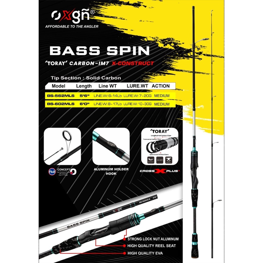 Rod SPINNING OXGN BASS SPIN