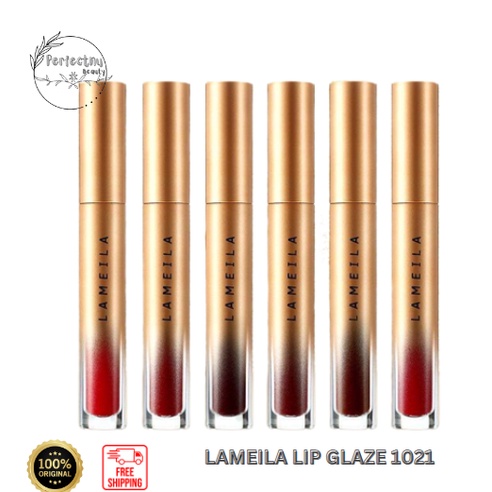 [1021] Lameila velvet lip glaze lipstick lipgloss  GOLD / pelembab bibir
