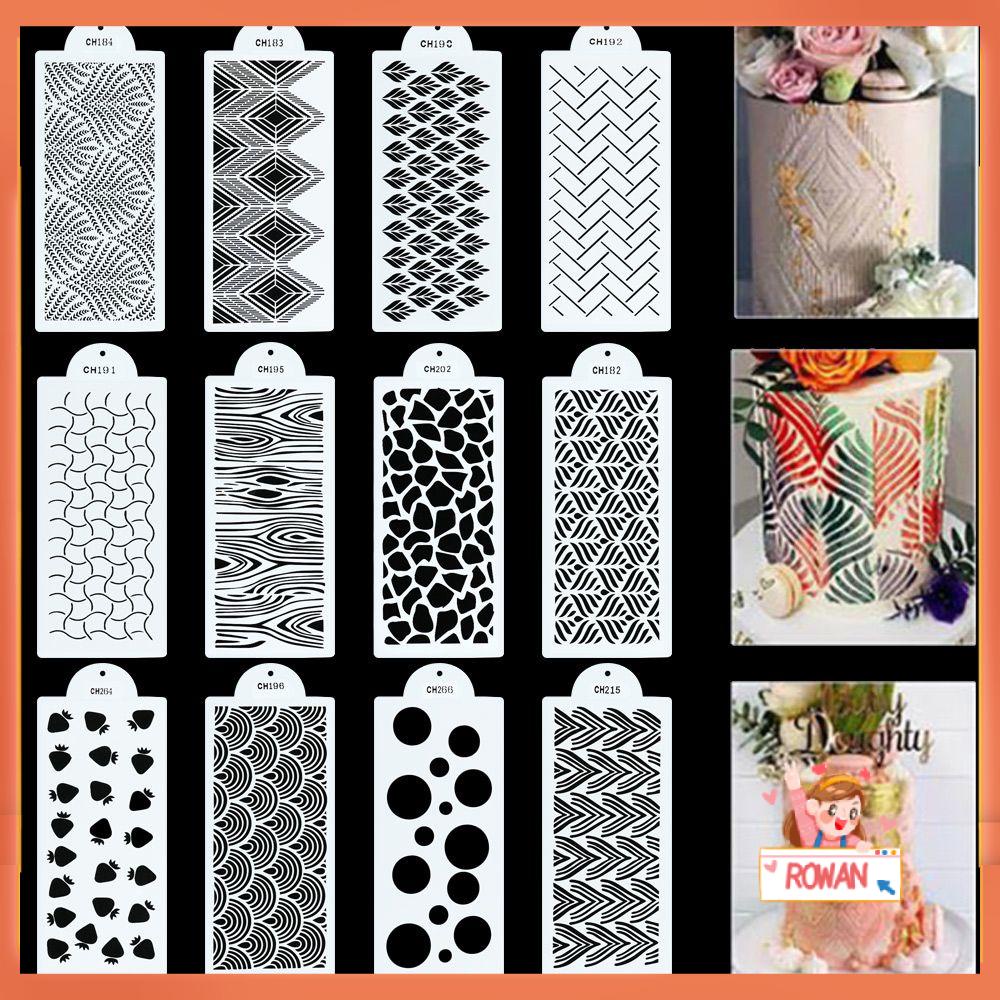 R-flower Sugar Sieve Cetakan Perlengkapan Pernikahan DIY Fondant Printing Stensil Baking Tools