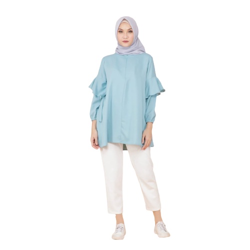 KALILA - Fashion wanita Karina Tunik Bahan Mosecrepe