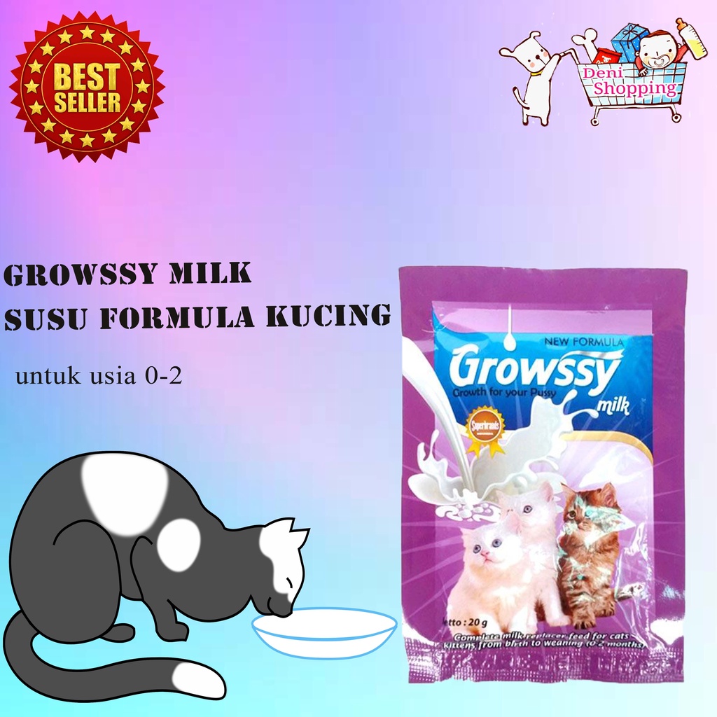 Susu Kucing Growssy / Susu Bayi Kucing Kitten