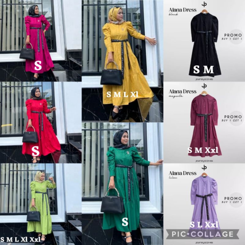 alana dress ori journey premium buy 1 get 1