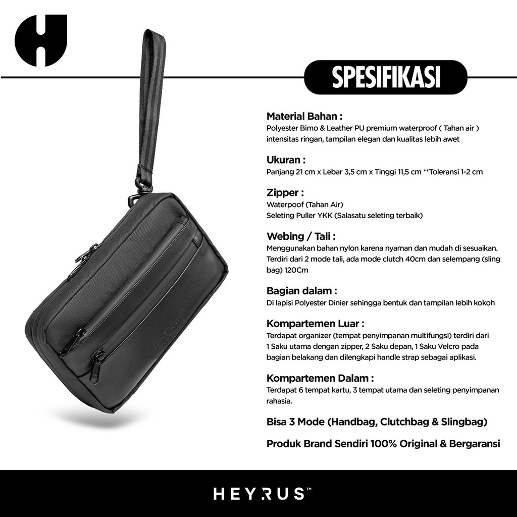 HEYRUS I RUSEL Handbag Phantom Lite