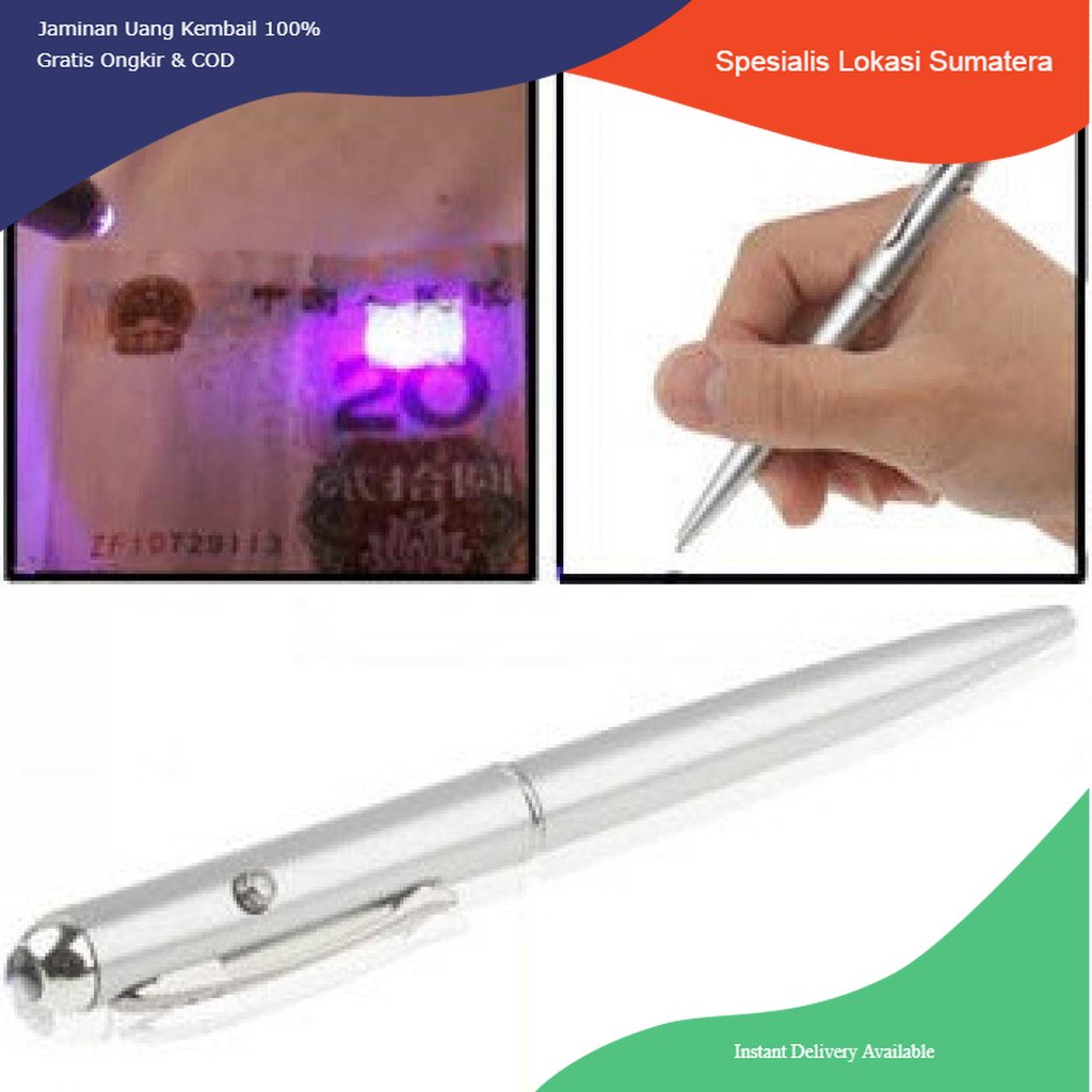 

Pena Tinta Invisible dengan UV Light