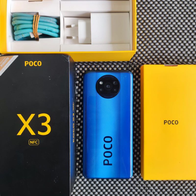 Poco X3 Nfc 6/64 Second Fullset Ori