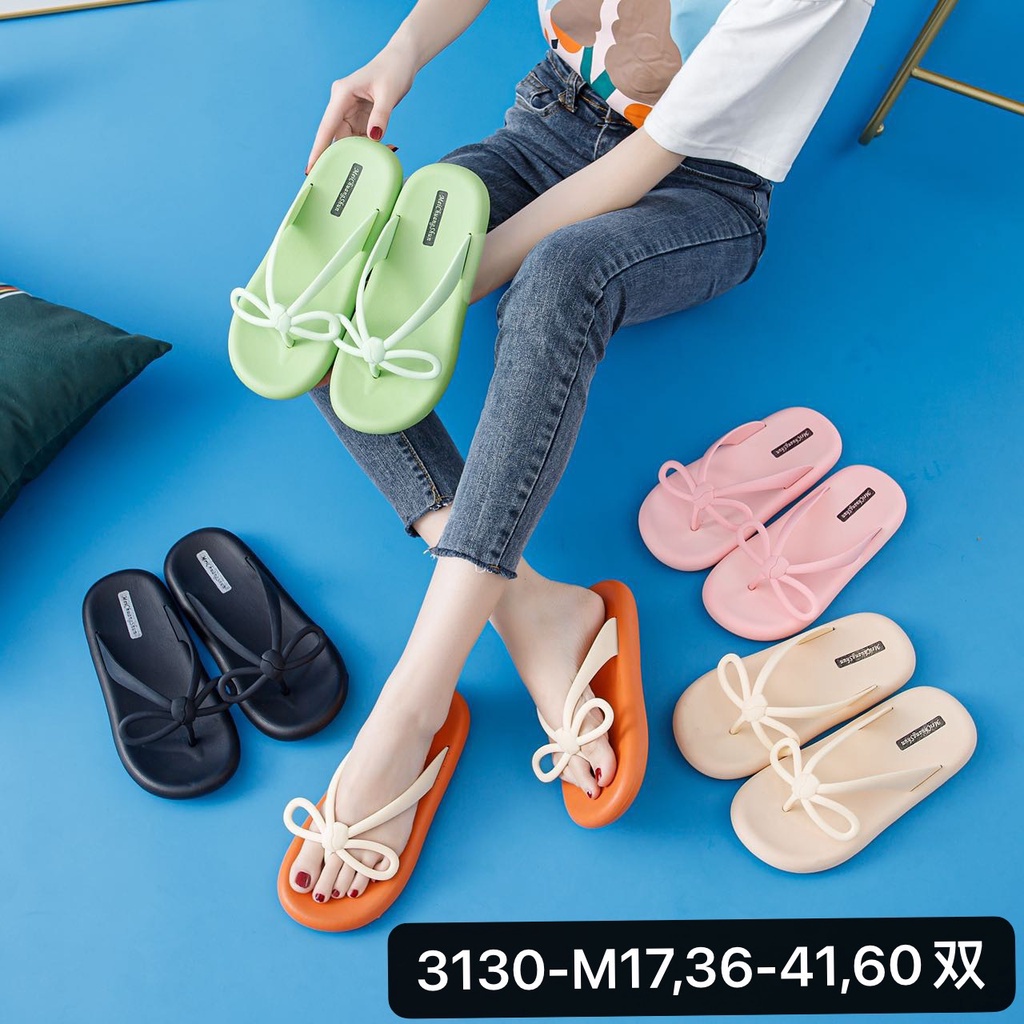 ☀ Sunly ☀ SJ036 Sandal Eva Jepit Wanita Pita Import