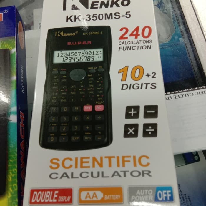 

KALKULATOR SCIENCE (CALCULATOR) SCIENTIFIC SMA IPA ADA SIN COS TAN #ORIGINAL