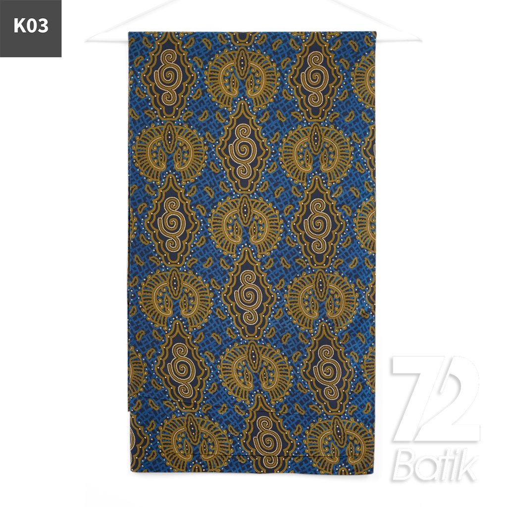 KAIN BATIK KATUN Premium Motif Klasik Warna Ungu Gold 722999 Cap 72IL Jarik Jarit Samping Kebat Panjang Batik Katun Modern Premium Bahan Seragam Batik Pernikahan Kantor Keluarga Murah Kamen Jadi Batik Bali Lembaran