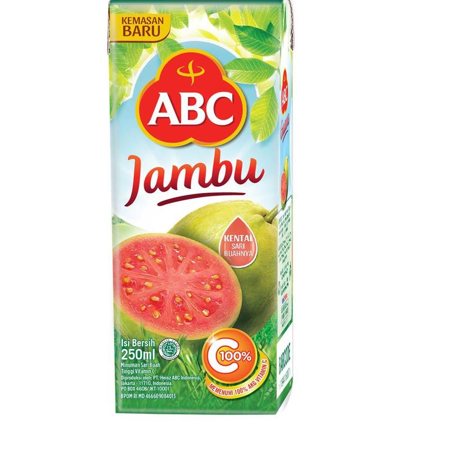 

⇩ ABC Jus Jambu 250 ml - Multi Pack 4 pcs へ