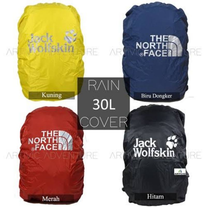 Jas Hujan Tas Ransel 25L 30L 40L # Pelindung Tas BackPack # Cover BaG anti air