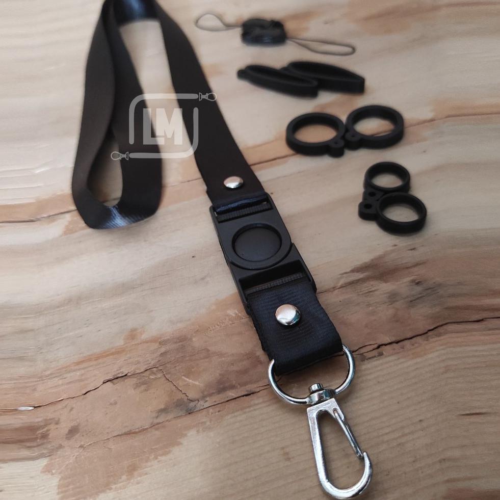 

(O-R3R)(☛) Lanyard Pods & HP Polos Hitam banyak diminati