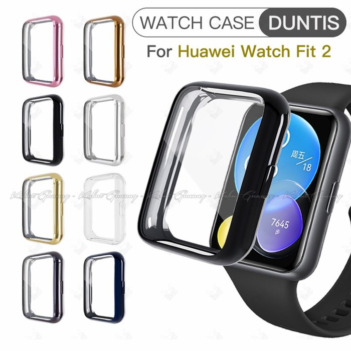 Bumper Shell Rubber Case TPU For Huawei Watch Fit 2 Full Cover